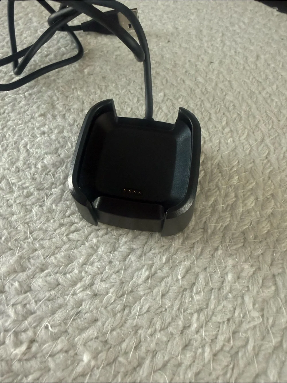 Universal Black Magnetic USB Charging Dock for Smartwatches